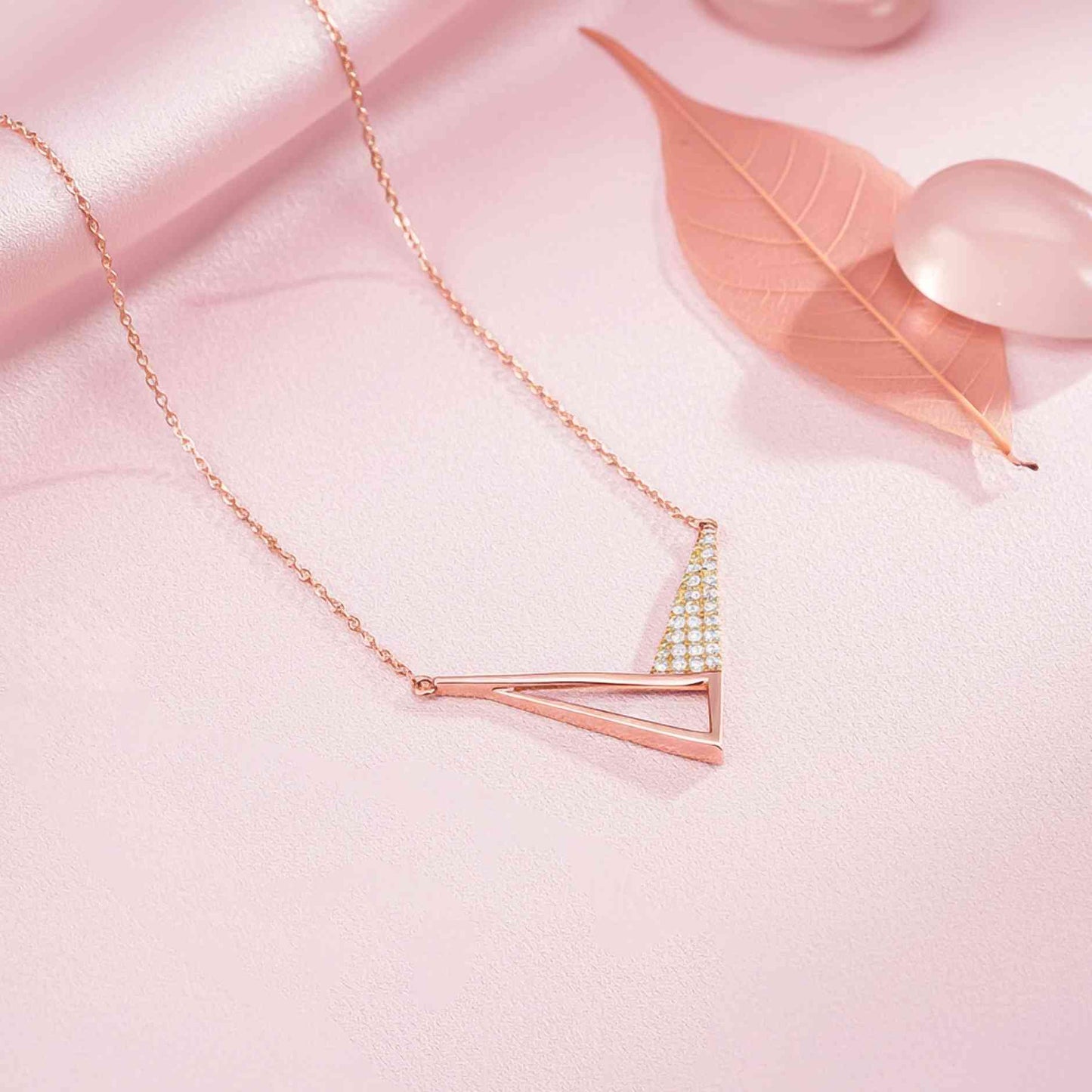 Sterling Silver Cupid's Arrow Necklace Gold Vermeil (2.5 Micron) - product view