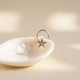 Silver Minimal Star CZ Nose Pin for Women