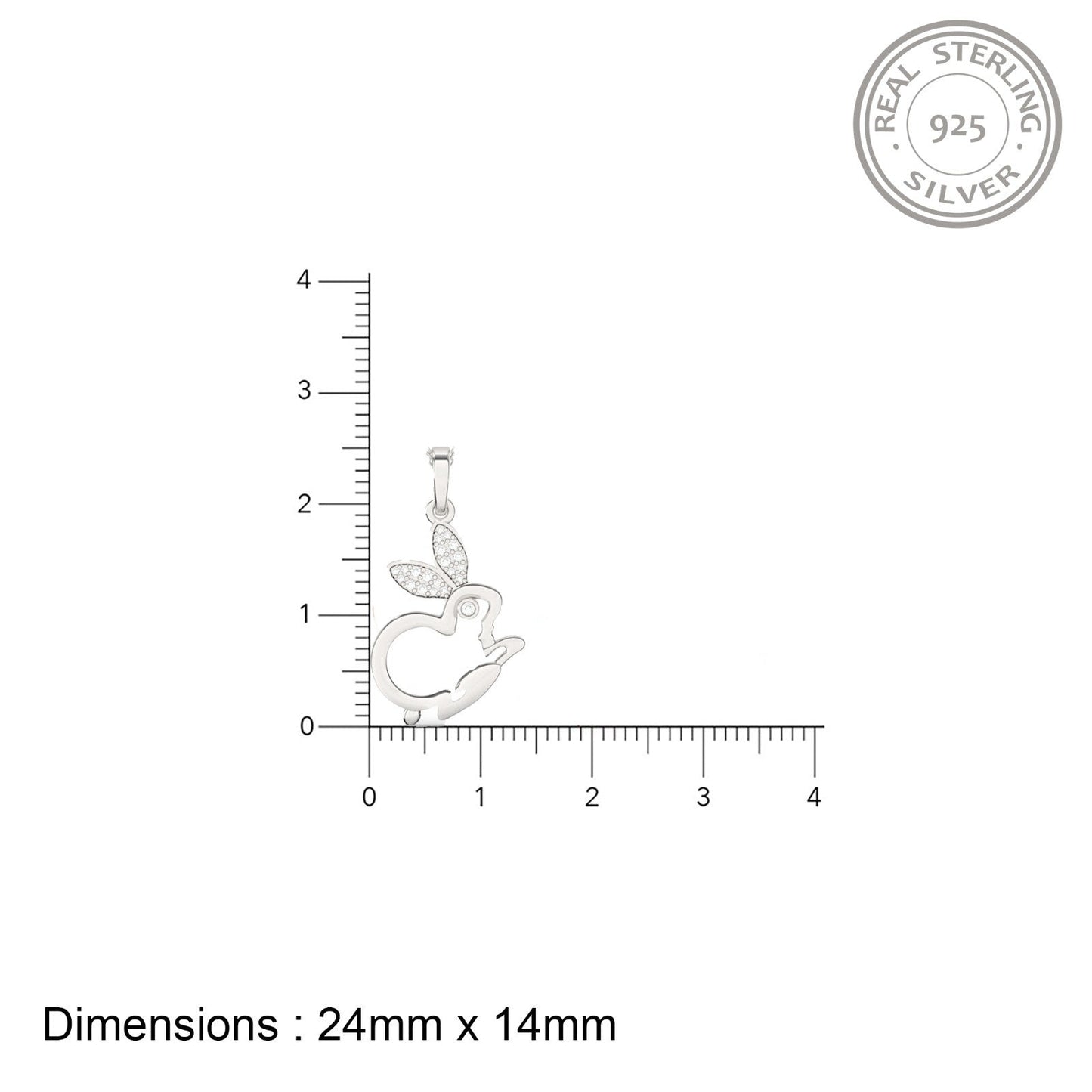 925 sterling silver pendant for women & girls