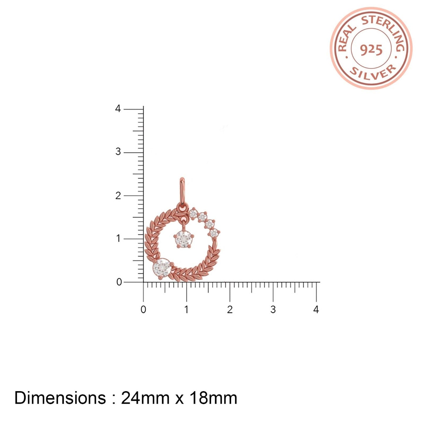 925 sterling silver pendant for women & girls