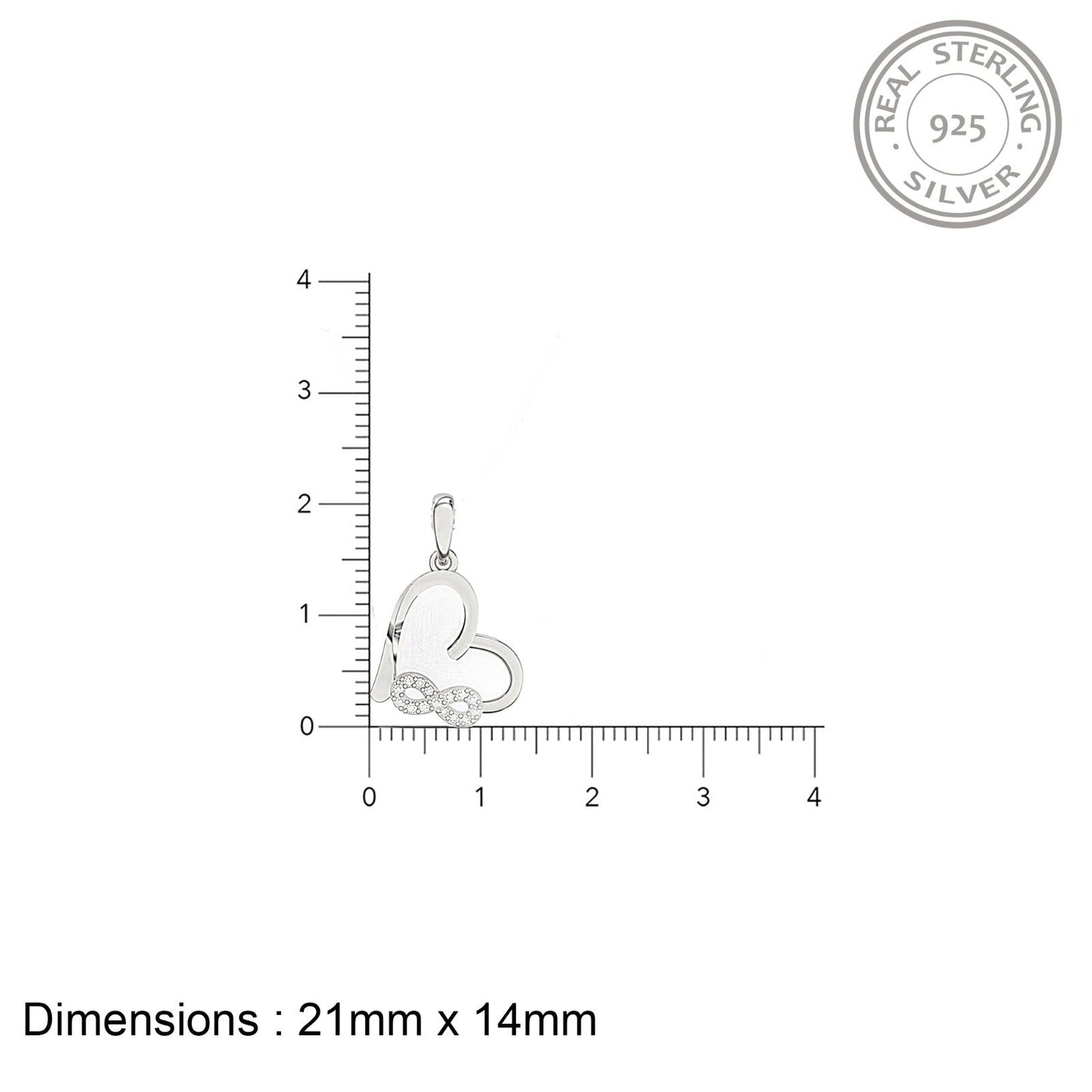 925 sterling silver pendant for women & girls