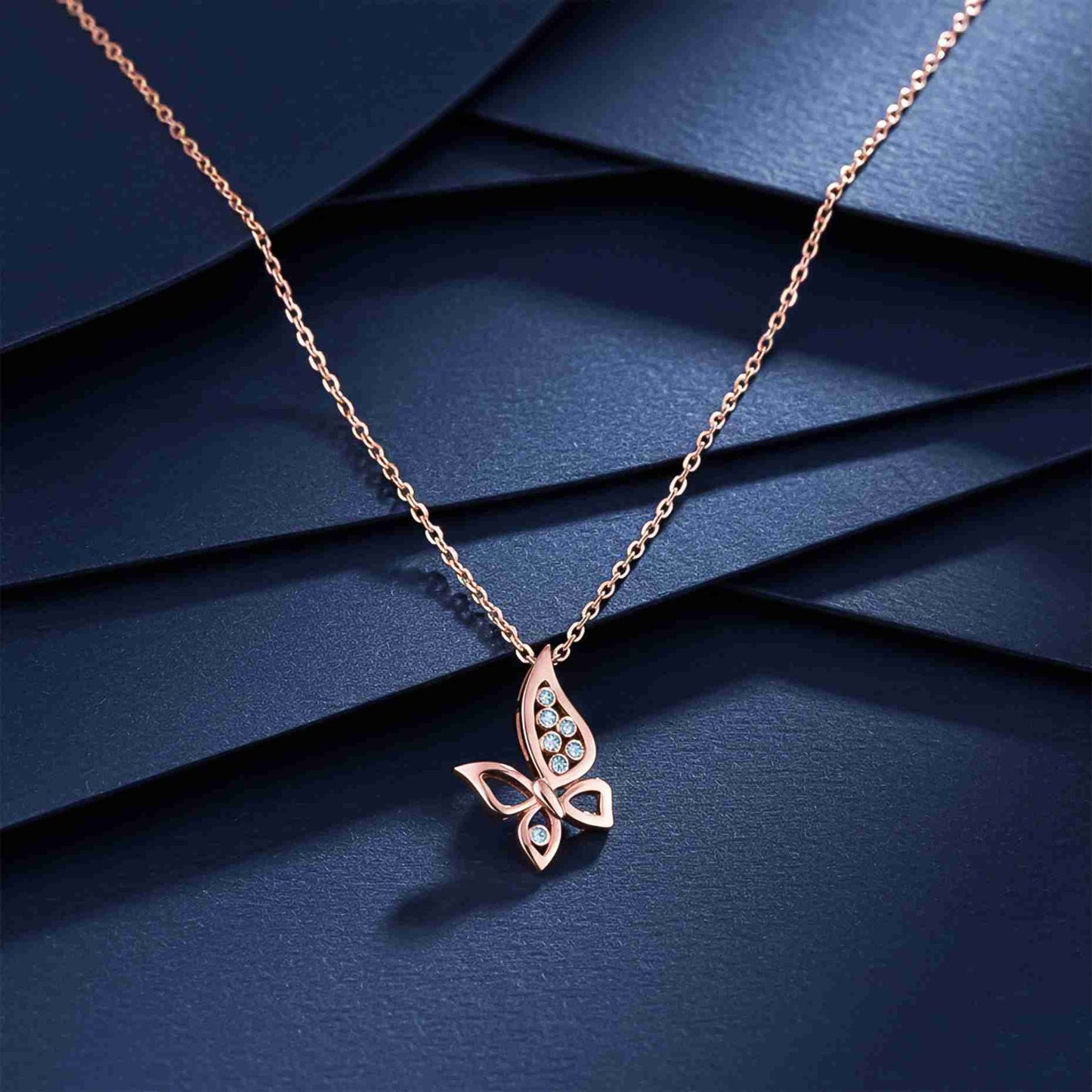 Silver Grace Butterfly Pendant Gold Vermeil (2.5 Micron) - product view