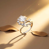 Silver Cocktail Statement Ring