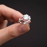 Silver Cocktail Statement Ring