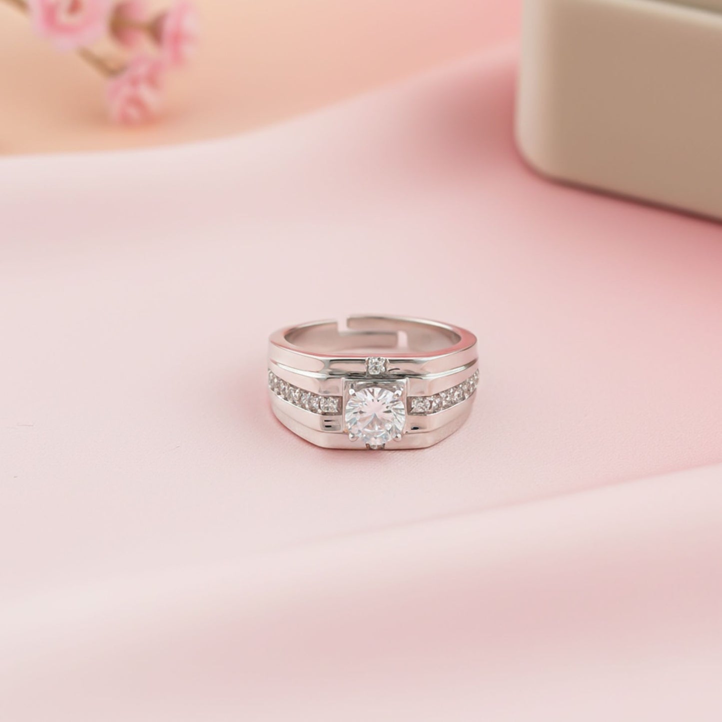 Silver Harmony Ring For Him