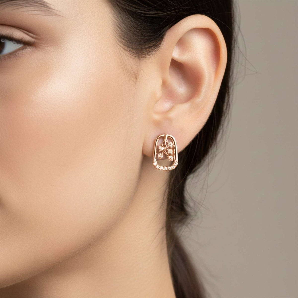 Silver Leaf Drop Pendant & Earrings Set