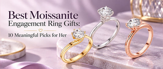 Best Moissanite Engagement Ring Gifts: 10 Meaningful Picks for Her