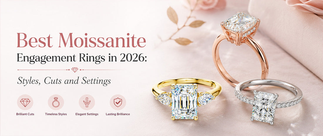Best Moissanite Engagement Rings in 2026: Styles, Cuts and Settings