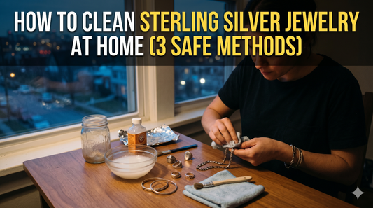 How to Clean Sterling Silver Jewelry at Home (3 Safe Methods)