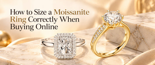 How to Size a Moissanite Ring Correctly When Buying Online