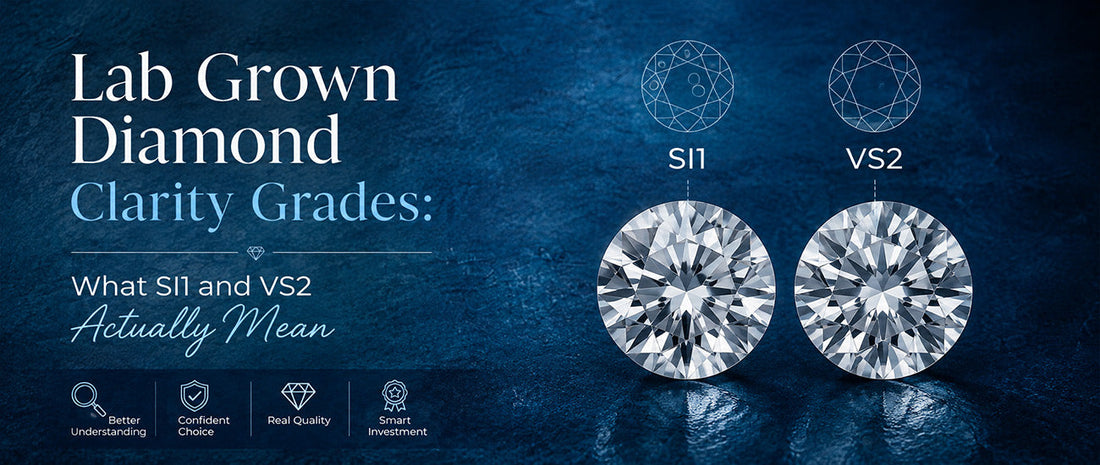 Lab Grown Diamond Clarity Grades: What SI1 and VS2 Actually Mean