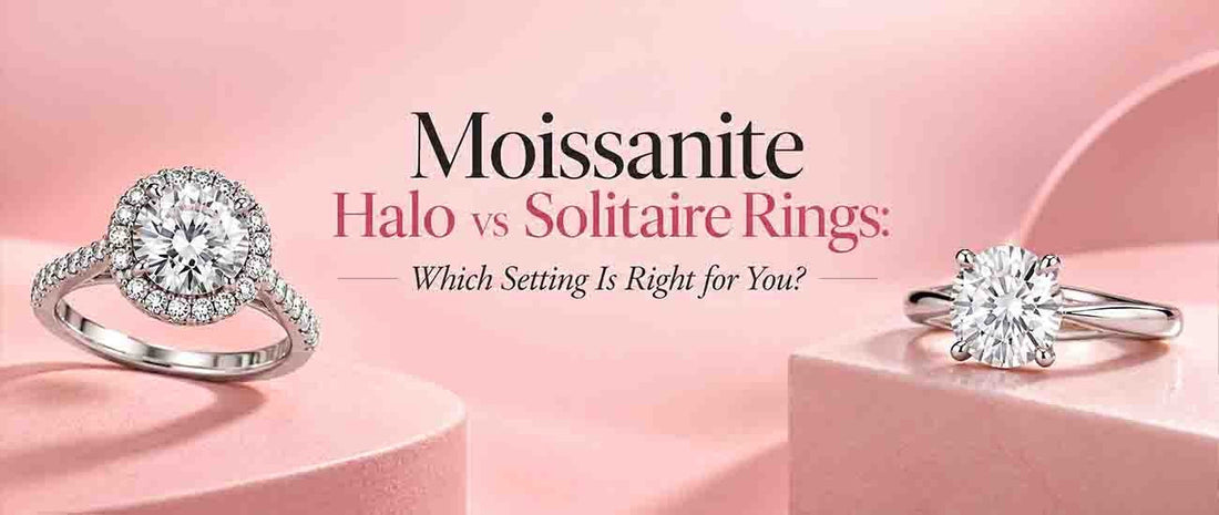 Moissanite Halo vs Solitaire Rings: Which Setting Is Right for You?