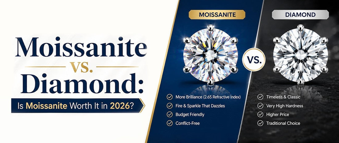 Moissanite vs. Diamond: Is Moissanite Worth It in 2026?