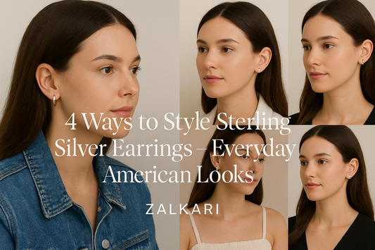 4 Ways to Style Sterling Silver Earrings for Everyday American Looks