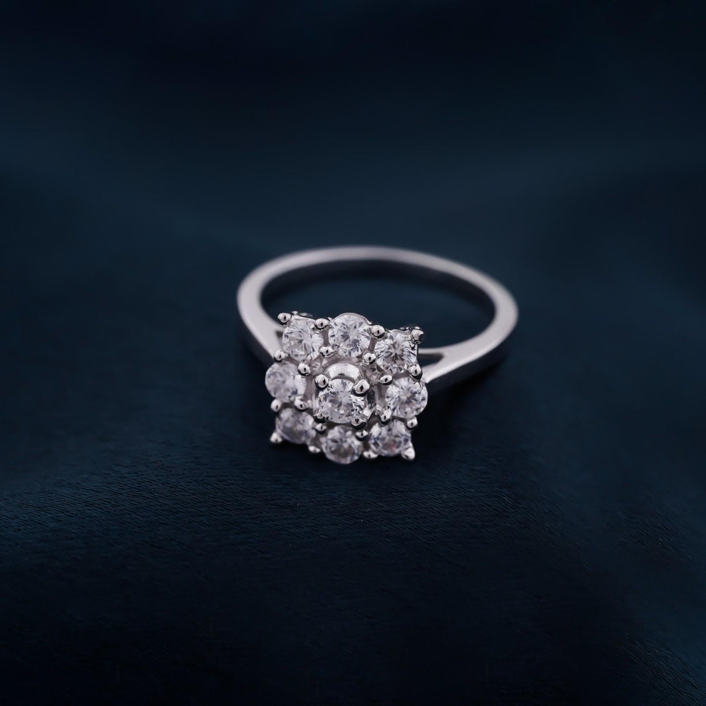 Moissanite Ring For Women, Enagament Ring, Real Moissanite Ring, Moissanite Silver Ring 