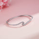 Silver Cozy in Love Bangle Gold Vermeil (2.5 Micron)