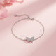 Silver Butterfly Charm Bracelet Gold Vermeil (2.5 Micron)