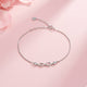 Silver Infinity Love Minimalist Bracelet Gold Vermeil (2.5 Micron)