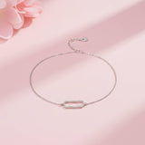 Silver Paperclip Bracelet For Her Gold Vermeil (2.5 Micron)