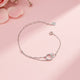 Silver Interlocking Circle Bracelet Gold Vermeil (2.5 Micron)