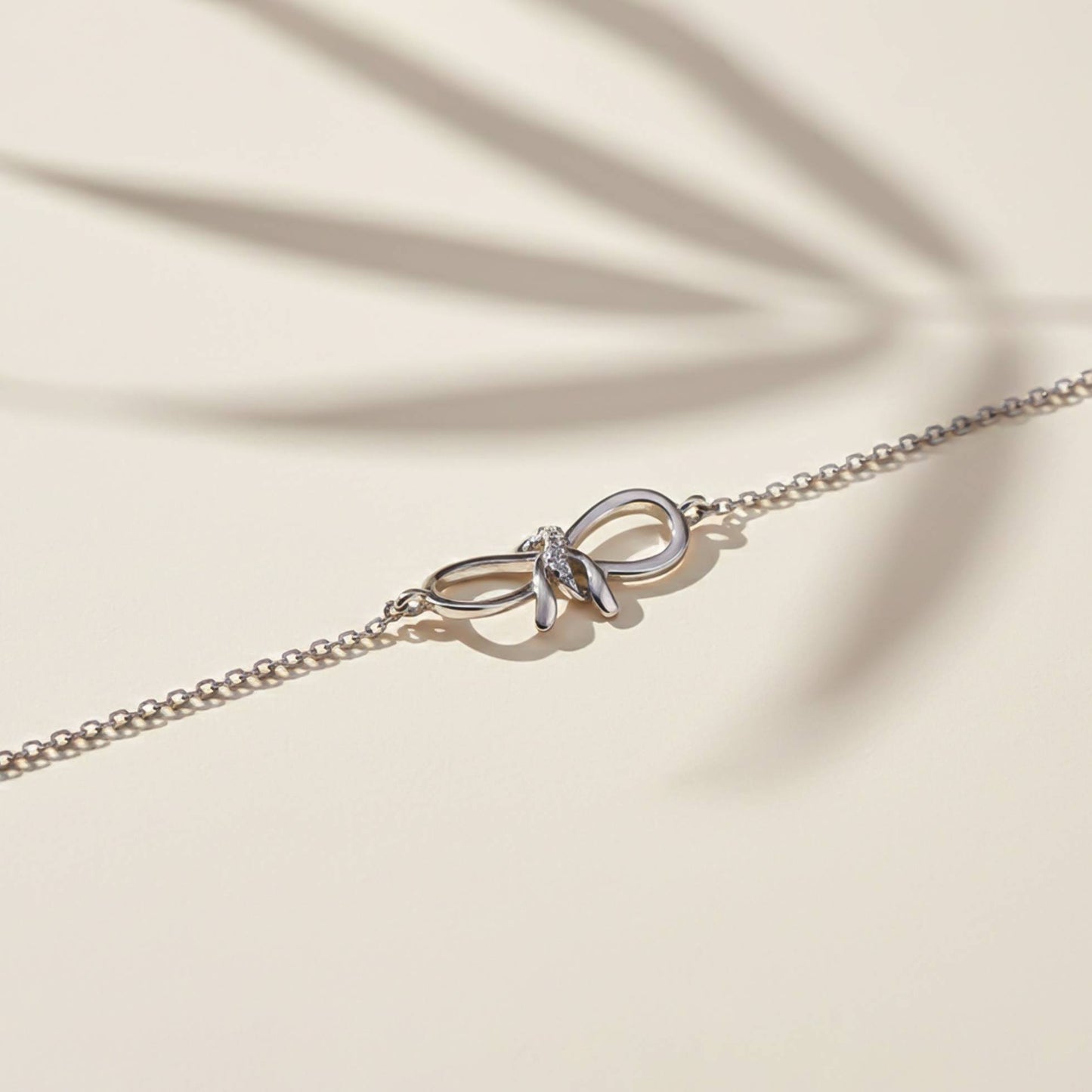 Silver Infinity Love Symbol Charm Bracelet