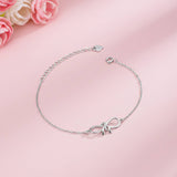 Silver Infinity Love Symbol Charm Bracelet Gold Vermeil (2.5 Micron)