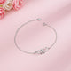 Silver Infinity Love Symbol Charm Bracelet Gold Vermeil (2.5 Micron)