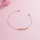 Rose Gold Olive Leaf Bracelet Gold Vermeil (2.5 Micron)