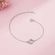 Silver Dainty Clover Chain Bracelet Gold Vermeil (2.5 Micron)