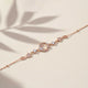 Rose Gold Star Circle Bracelet Gold Vermeil (2.5 Micron)