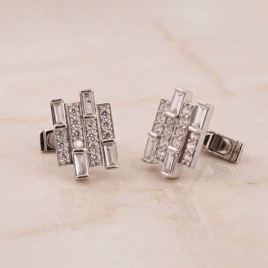Silver Champion Cufflinks With 14K Gold Plated Gold Vermeil (2.5 Micron)