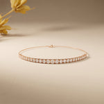 8.05 Ct Round Cut Lab Grown Diamond Classic Tennis Bracelet