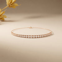 8.05 Ct Round Cut Lab Grown Diamond Classic Tennis Bracelet