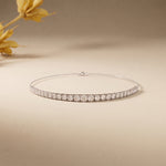 8.05 Ct Round Cut Lab Grown Diamond Classic Tennis Bracelet