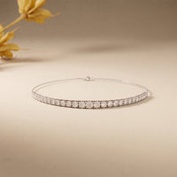 8.05 Ct Round Cut Lab Grown Diamond Classic Tennis Bracelet