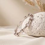 5.60 Ct Round Cut Lab Grown Diamond Open Cuff Bangle Bracelet for Women White