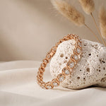 6.80 Ct Cushion Cut Lab Grown Diamond Tennis Bracelet for Women Rose Gold