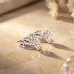 0.50 Ct Oval Cut Lab Grown Diamond Classic Solitaire Stud Earrings for Women White