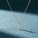 3.50 Ct Multi Cut Lab Grown Diamond Drop Pendant for Women Rose Gold