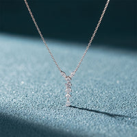 3.50 Ct Multi Cut Lab Grown Diamond Drop Pendant for Women White