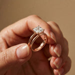 2Ct Asscher Cut Lab Grown Diamond Split Shank Engagement Ring For Girls Rose Gold