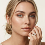 1.5CT Marquise Cut Lab Grown Diamond Celestia Engagement Ring For Women Gold
