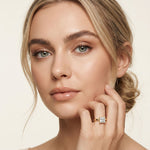 1.5Ct Luneria Princess Cut Lab Grown Diamond Ring Gold