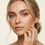 1.5Ct Luneria Princess Cut Lab Grown Diamond Ring White