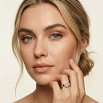 Amorette 2 CTW Heart Cut Lab Grown Diamond Bezel Set Ring For Women Rose Gold