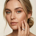 2 CTW Oval Cut Lab Grown Diamond Ovalisse Ring Rose Gold