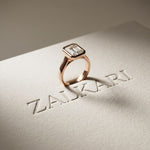 Golden Hour 2 CTW Radiant Cut Lab Grown Diamond Ring Rose Gold