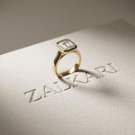 Golden Hour 2 CTW Radiant Cut Lab Grown Diamond Ring Gold