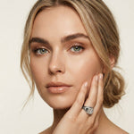 2 CTW Asscher Cut Lab Grown Diamond Legacy of Love Ring White