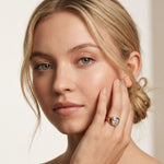 2 CTW Written in the Stars Cushion Cut Lab Grown Diamond Ring Rose Gold